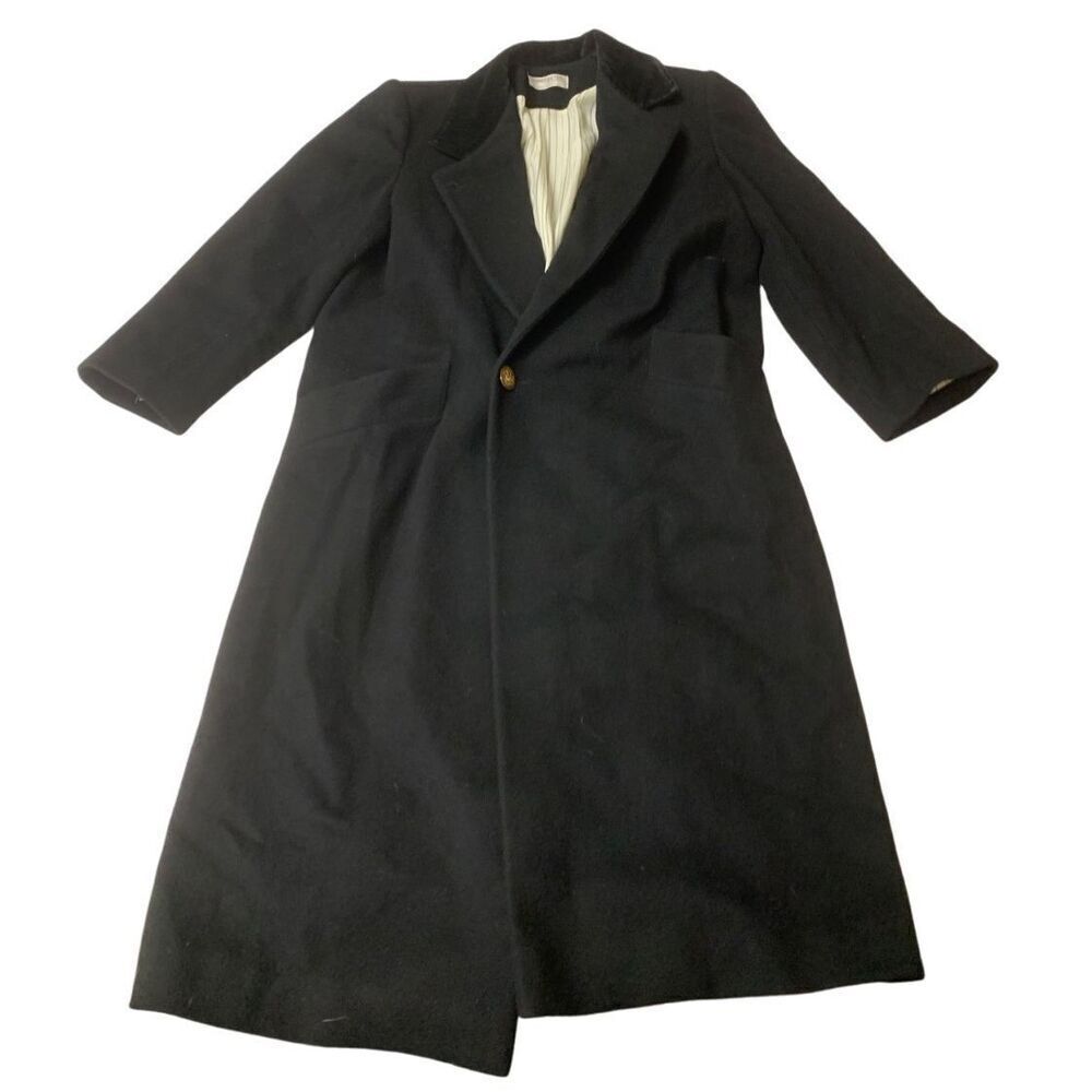 Vintage Forecaster Tuxedo Long One Button Pea Coat
